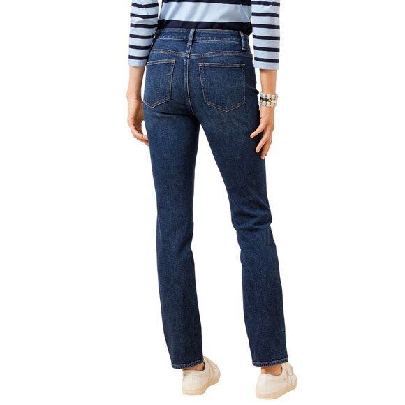 Talbots Flawless High-Rise Straight-Leg Jeans in Dark Wash size 6 - Picture 2 of 6